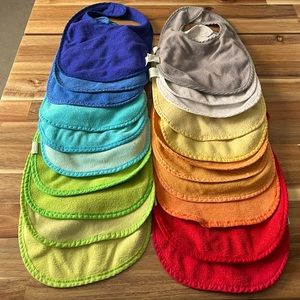 21 Green Sprouts baby bibs terry cloth